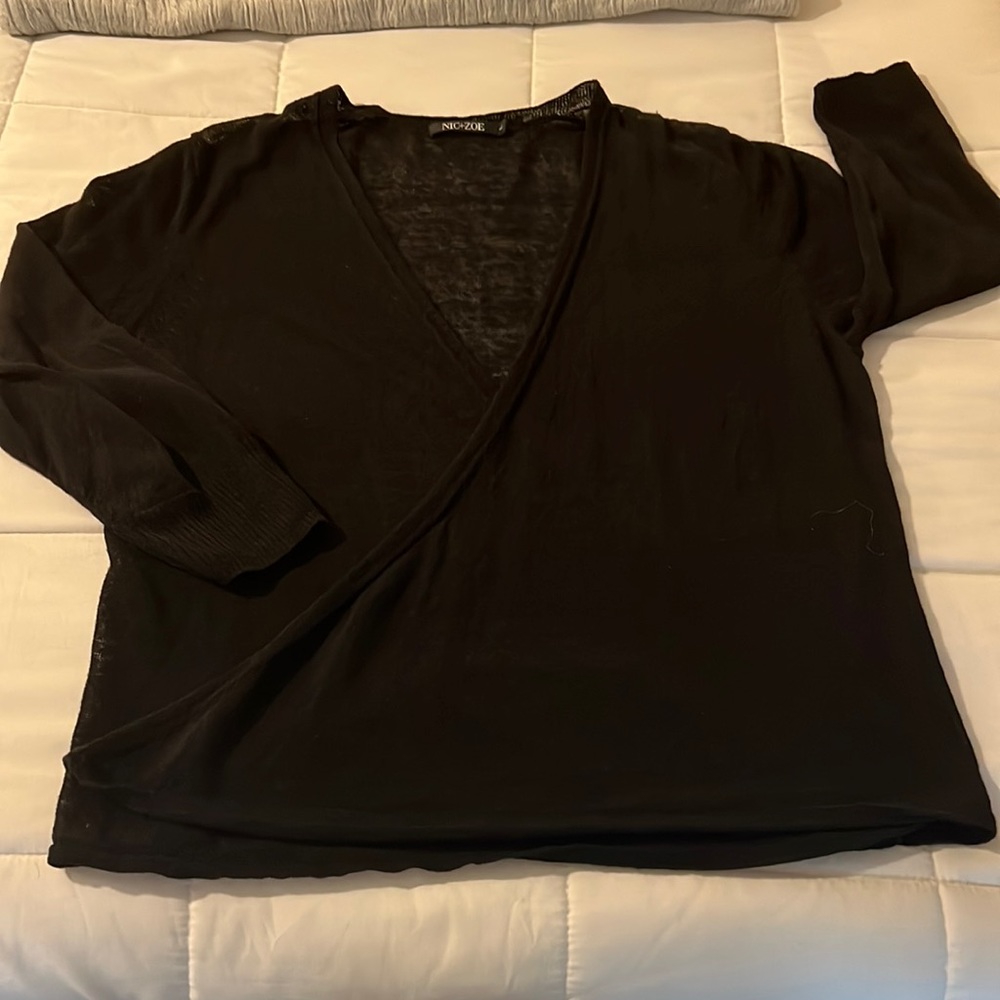 Nic+Zoe convertible wrap sweater